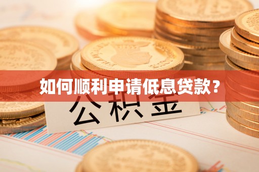 铁东如何顺利申请低息贷款？