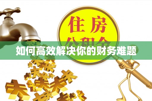 铁东如何高效解决你的财务难题