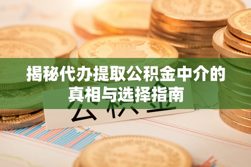 铁东揭秘代办提取公积金中介的真相与选择指南